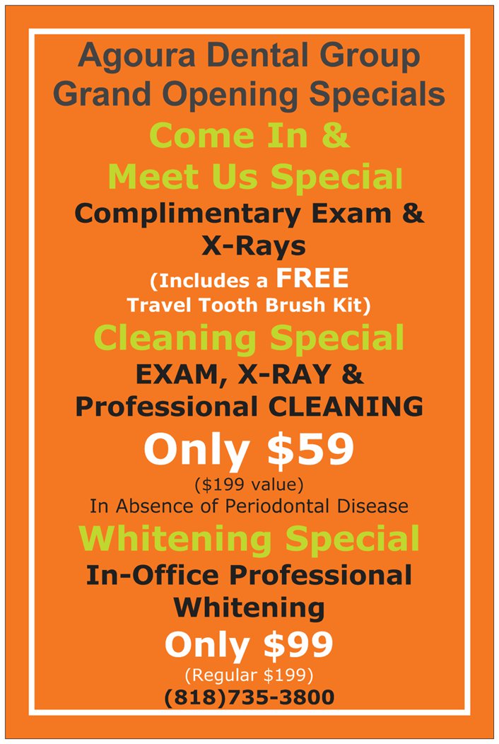 special offer x ray and cleaning special